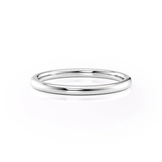 White Gold Wedding Band