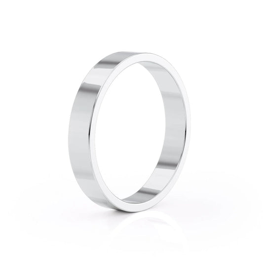 White Gold Wedding Band For Women