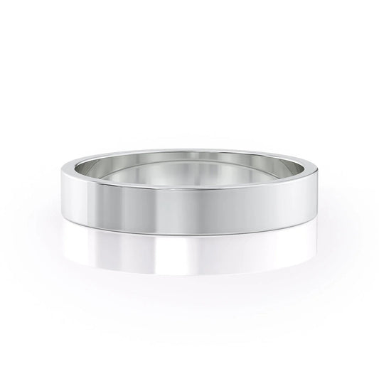 White Gold Wedding Band For Women
