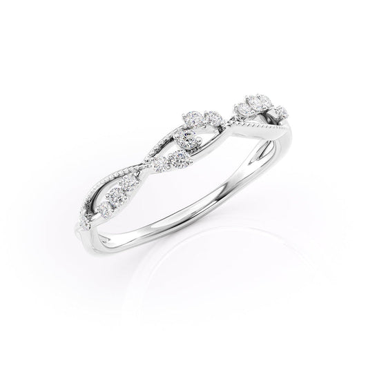 Round Cut LabGrown Diamond Band