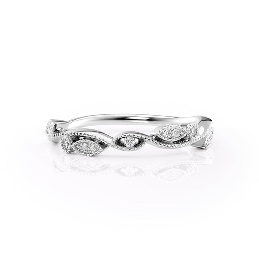 Vintage Diamond Wedding Band