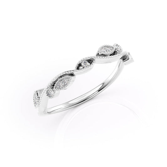 Vintage Diamond Wedding Band