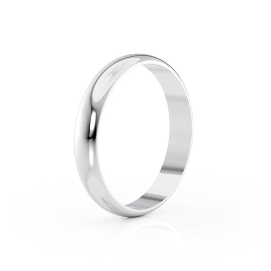 White Gold Wedding Band
