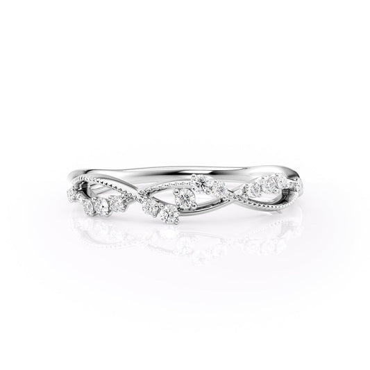 Round Cut LabGrown Diamond Band