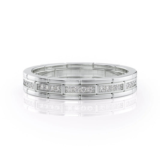 Eternity Round Cut Diamond Wedding Band