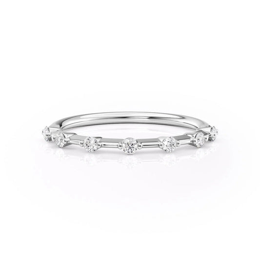 White Gold band For Women